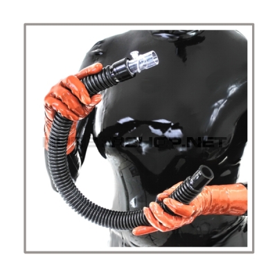 Inhalatoren-Set SMELL-TWO-B-M Double-Mode mit Atemreduktionsadapter, 2 Liter Aroma-Behaelter und hochflexiblem Medi-Schlauch mit 22mm-Port